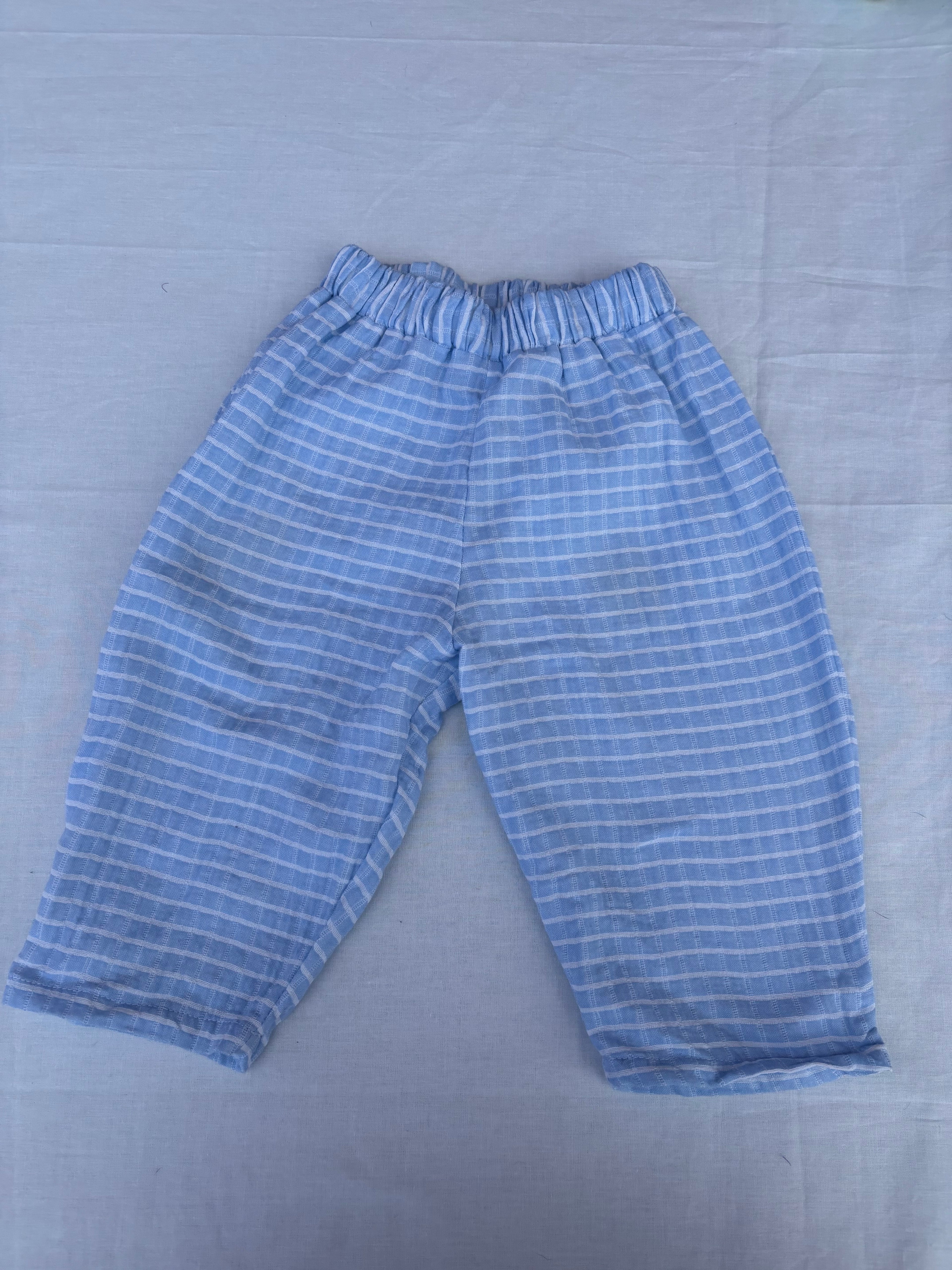 Pantalón largo cuadros