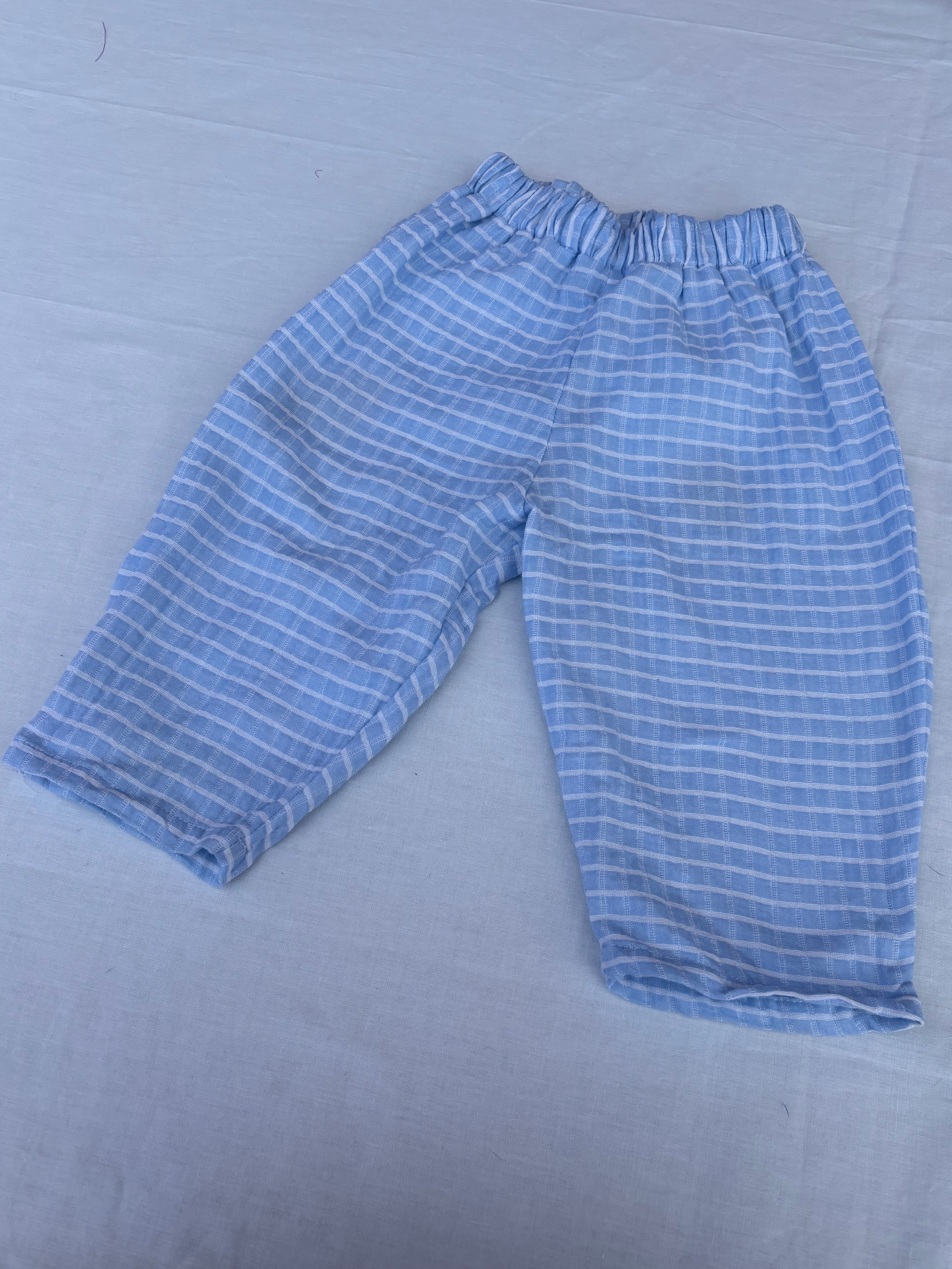 Pantalón largo cuadros
